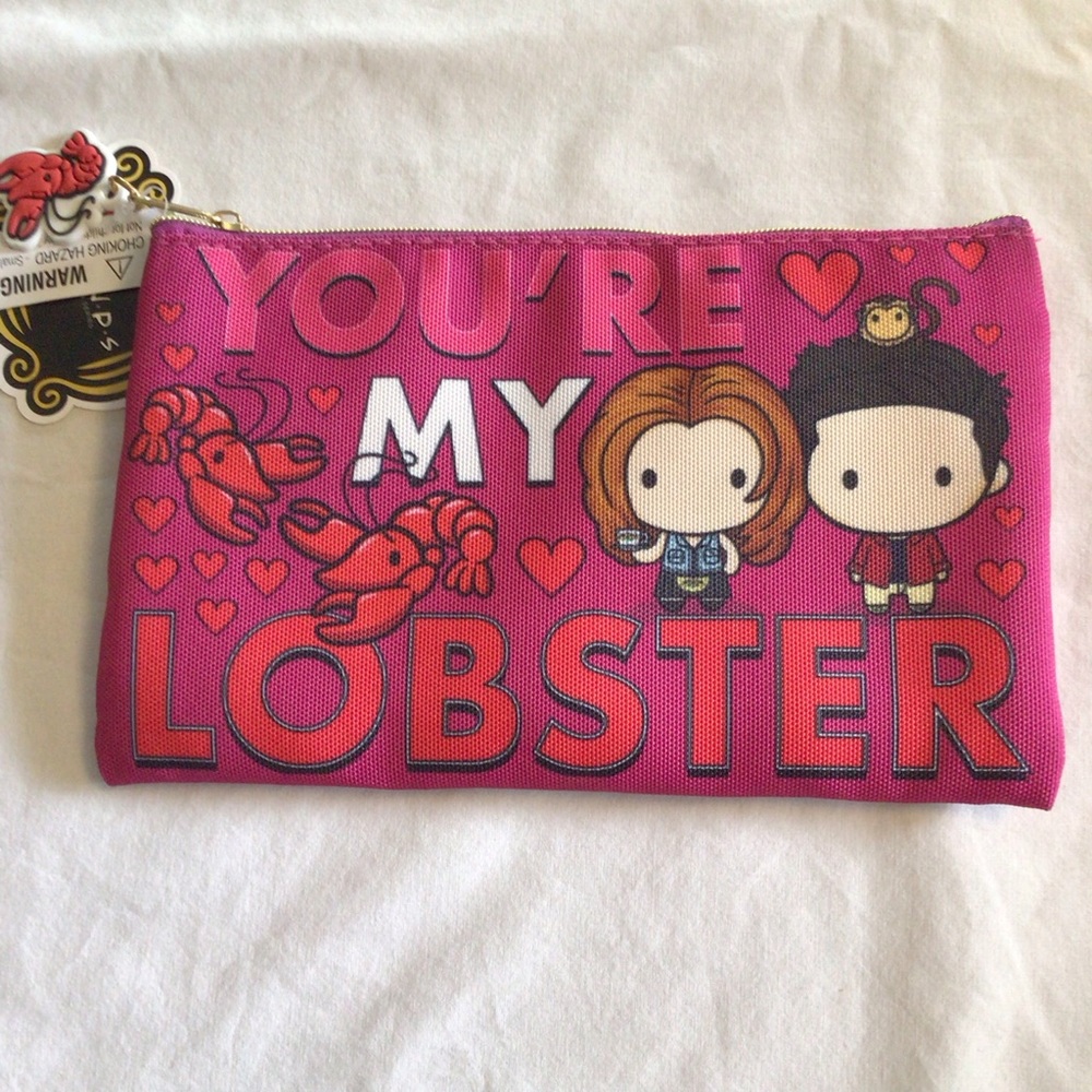 Friends “Your my lobster” zipper pouch